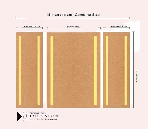 WALLMAX Radha Krishna UV Textured Paintings – Set of 3 Acrylic Wooden Wall Art (12 x 18 Inch Each)