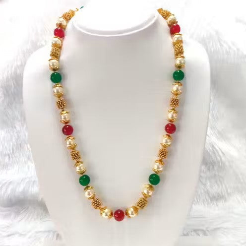 Premium Designer Beaded Necklace Mala – Elegant Handmade Jewellery for Women & Girls